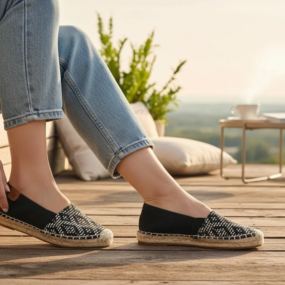 ⭐️ Sperry Katama Cape Tribal Print Espadrille Slip On Size 7